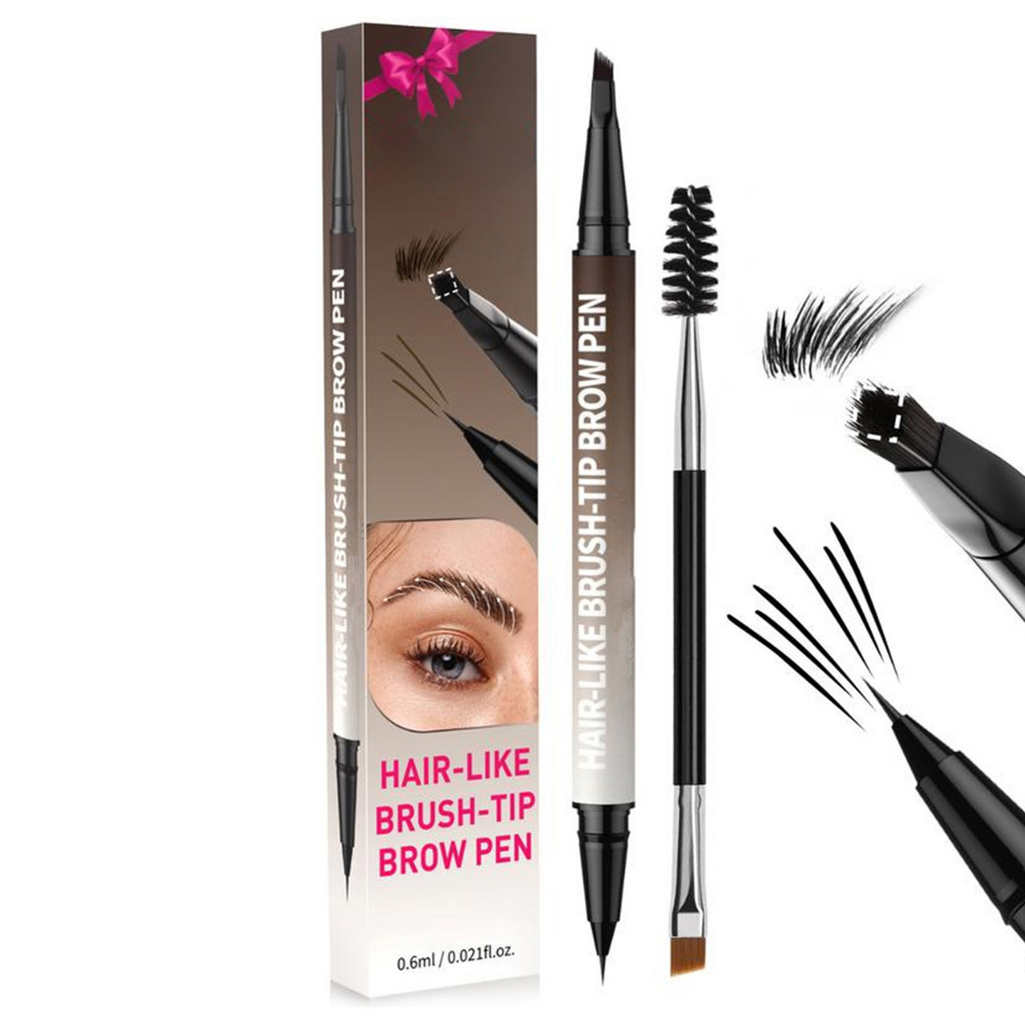✨ 4D Brow Pen – For Natural, All-Day Eyebrow & Eyeliner Perfection! 💁♀