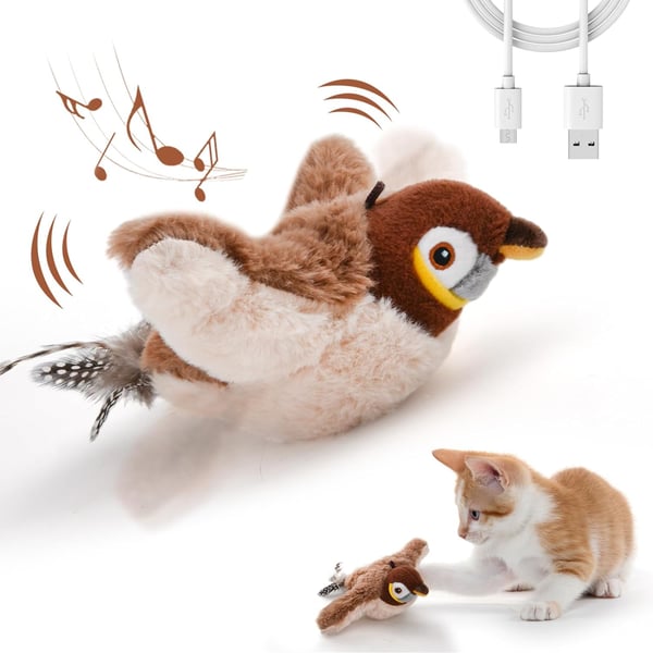 š„Last Day 49% OFF - š¾Chirping Bird Interactive Cat Toys Gift for Your Furry Friend