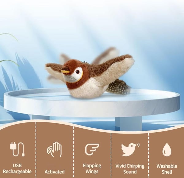 š„Last Day 49% OFF - š¾Chirping Bird Interactive Cat Toys Gift for Your Furry Friend