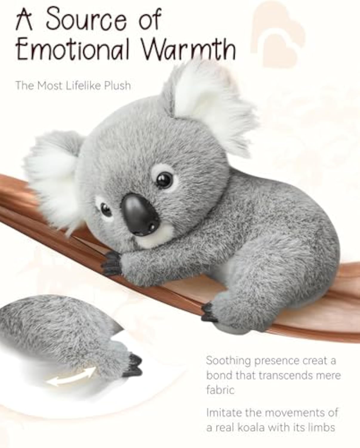 🐨Koala Plush Toy – Soft Stuffed Animal for Kids, Cuddly Sleep Buddy & Emotional Comfort Gift