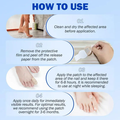 Fungal Nail Patches, 21pcs/box Nail Health Care Patches, Nail Fungus Care Patches, Suitable for Solving Fungal Nails and Other Nail Problems, Nail Supplies, Daily Care Nails Kit Set