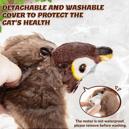 🔥Last Day 49% OFF - 🐾Chirping Bird Interactive Cat Toys Gift for Your Furry Friend
